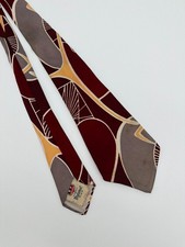 vintage 1940s 1950s rayon swing tie necktie picture