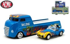 New Acme 1:64 Scale Rat Fink Hauler with Cobra Super Snake SC64006 picture