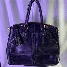 Dooney & Bourke Florentine Clayton Satchel - Black- Excellent Condition picture