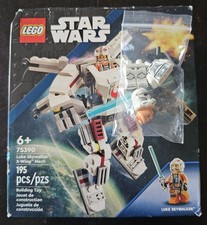 LEGO Star Wars Luke Skywalker X-Wing Mech 75390 PLUS Stormtrooper-damaged box picture