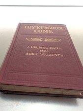 The Kingdom Come III 1920 Watchtower Studies in the Scriptures Jehovah Wing GL  picture