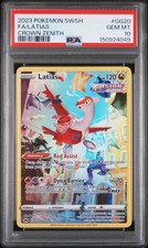 PSA 10 GEM MINT Latias Crown Zenith English Holo 2023 Pokemon GG20/GG70 picture