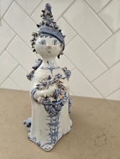 RARE VINTAGE BJORN WIINBLAD AUNT ELLA FIGURINE 1964 M19 DENMARK ART POTTERY picture
