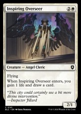 Inspiring Overseer 0141 Non Foil Common Bloomburrow Commander MTG NM picture