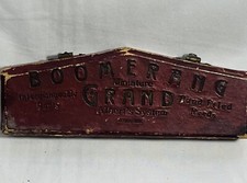 Vintage Boomerang Harmonica Case Only by Albert's, c.1920s German Made Rare picture