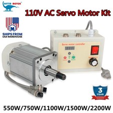 〖US〗2.2KW 1.5KW 1.1KW 550W 750W 110V AC Brushless Servo Motor CNC Controller Kit picture