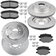 320mm Front and 330mm Rear Brake Kit Compatible with Lincoln MKX picture