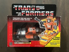 💥 1996 Hasbro Takara Transformers G1 Sandstorm Triple Changer & Original Box 💥 picture