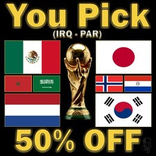 Panini World Cup 2026 Stickers - Complete Your Set - You Pick - 50%OFF (IRQ-PAR) picture