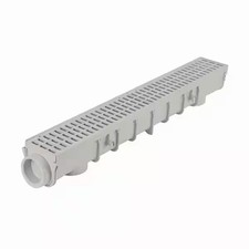 NDS Pro Series 5 in. x 40 in. Channel Drain and Grate Kit with End Outlet 864G picture