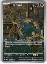 Dhelmise 091/084 Illustration Rare Pitch Black Pokemon Holo Near Mint picture