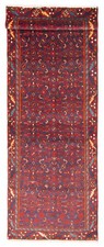 Vintage Hand-knotted Runner Rug 3'3