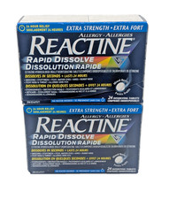 2x Reactine Extra Strength 24 Tablets 24 Hour Allergy  Relief Medicine 2026/02 picture