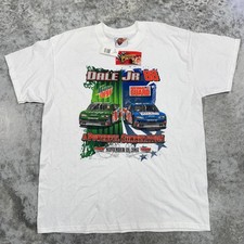 Vintage Dale Earnhardt Jr Shirt Mens XL NASCAR Mountain Dew National Guard 2000s picture