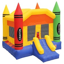 Commercial Grade 17 x 13 Bounce House 100% PVC Crayon Jumper Inflatable Only picture