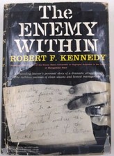 RFK Robert Kennedy The Enemy Within Harper 1960 1st Ed HC/DJ RARE VG picture