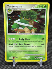 Torterra Lv.45 17/130 Diamond & Pearl Holo Rare 140 HP English 2007 picture