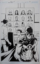 Original Comic Art: Red Robin splash page by Marcus To and Ray McCarthy picture