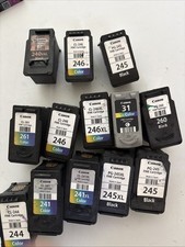 Lot Of 13 Empty Virgin Genuine CANON Ink Cartridges 275 245 244 240 Virgin picture