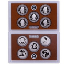 2015 S Parks Quarter ATB Proof Set Gem DCam No Box or COA 5 Coin CN-Clad US Mint picture