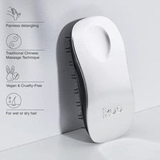 NEW in Box, Ikoo Home Effortless Detangling Ergonomic Brush in Silver Oyster picture