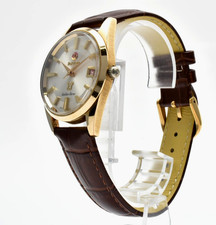 Vintage [EXC+5] RADO Golden Horse 623.3001.2 Gold Date 35mm AT Men's Watch JAPAN picture