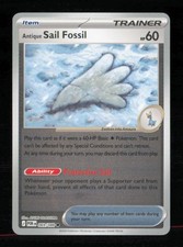 Antique Sail Fossil 069/088 Common Perfect Order Pokemon Reverse Holo Near Mint picture