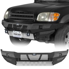 Offroad Steel Front Bumper w/ Skid Plate Fit 2001 2002 2003 2004 Toyota Sequoia picture