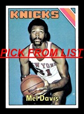 1975-76 Topps Basketball 2-330 EX/EX-MT Pick From List All PICTURED ss11 yy8 picture