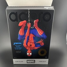 Agoro Spider Man Trading Cards 1/2 ounce .999 silver  open box  picture