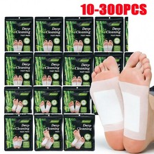 10-300PC Foot Detox Patches Pads Toxins Deep Cleansing Herbal Bamboo Organic Pad picture