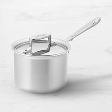 All-Clad D5® Brushed Stainless-Steel Saucepans picture