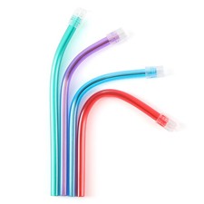 JMU 1000pcs Dental Saliva Ejectors Clear Disposable Evacuation Suction Tips picture