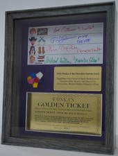 WILLY WONKA GOBSTOPPER, AUTOGRAPHED, SIGNED BY 4  SOLD BY: THE MIKE TV ACTOR picture