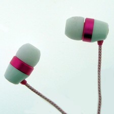 Skullcandy Paul Frank Riot 11mm Earbuds in White and Pink Brand New picture