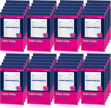 40 Pack Sales Order Book Bulk, 2-Part Carbonless Receipt Form Invoice picture
