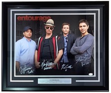 Entourage Cast Signed Framed 16x20 Entourage Pose Photo Grenier & Others JSA ITP picture