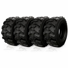 4 10-16.5 14PR Skid Steer Tires fits BOBCAT HAFLINGER TRAC-KING Heavy Duty 10165 picture