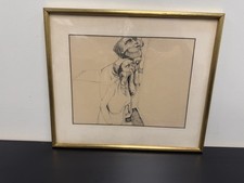Max Beckmann Self Portrait and Wife Drawing With Provenance picture