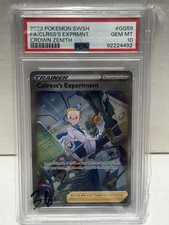 Colress’s Experiment GG59/GG70 Full Art Ultra Rare Holo 2023 Crown Zenith PSA 10 picture
