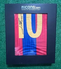 LIONEL MESSI BACK SIGNED FC BARCELONA  Authenticated by Icons picture