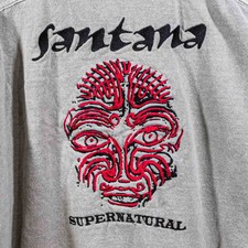 VTG Carlos Santana Supernatural 2000 European Tour Sweatshirt Large L Rock Band picture