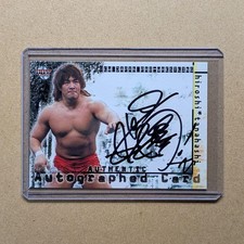 BBM 2002 Tanahashi Hiroshi Autographed Wrestling Card 90 Limited Rare picture