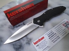 Kershaw OSO Sweet Assisted Open Pocket Knife Black Handle Folder 1830 8Cr13MoV picture
