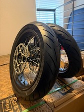 Sur-Ron Ultra Bee Supermoto Conversion Kit 17” - Tires and rotors Installed picture