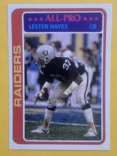 Lester Hayes 1978 Custom Rookie Card Oakland Raiders picture