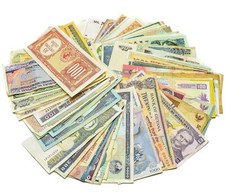 50 Different Banknotes | Real Valuable Paper Money | Old World Currency picture