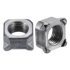 10Pcs Weld Nuts M14-1.5 Square UNC Carbon Steel Machine Screw Gray picture