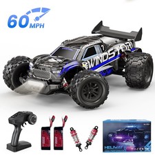 AUOSHI 1217 1:14 Upgraded RC Car, Metal Drivetrain, 60MPH Brushless Motor, Blue, picture