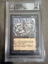 🎨⚡ 1994 MTG The Dark Grave Robbers Artist Signed Q. Hoover BGS 7.5 Auto 9 ⚡🎨 picture